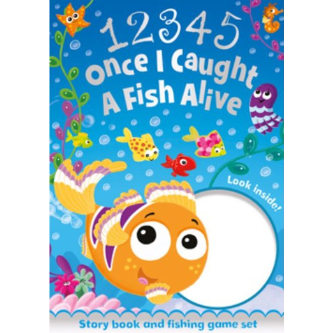 1,2,3,4,5, Once I Caught A Fish Alive - Story Book & Fishing Game