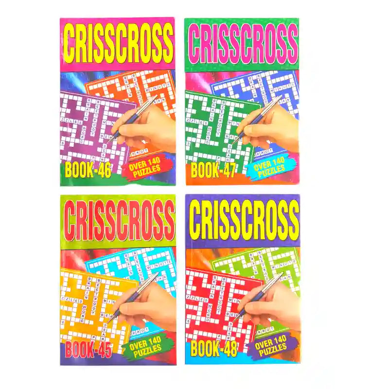 A5 Crisscross Book 1pc Assortment
