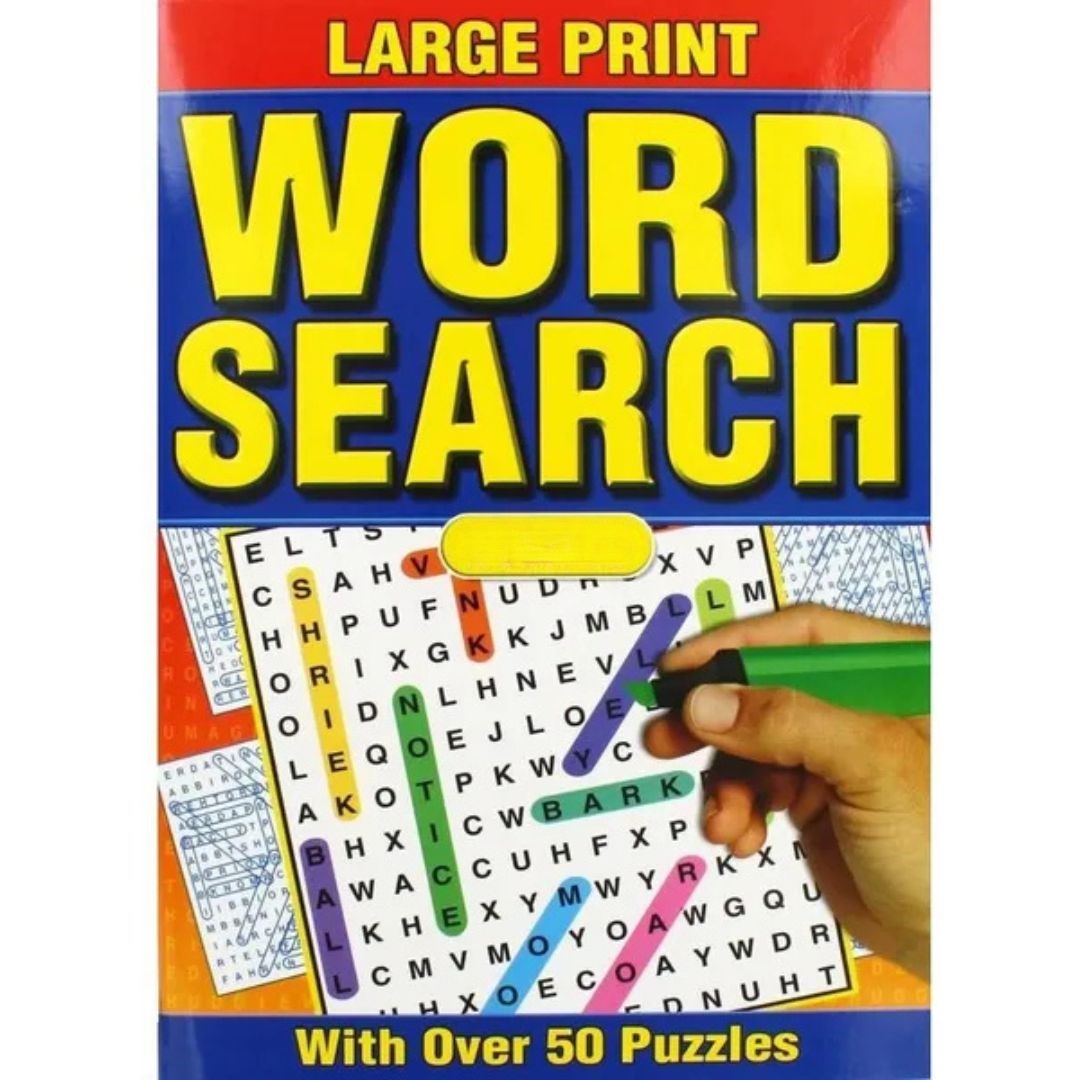 Large Print Word Search Books 41-44 x 1pc Assortment