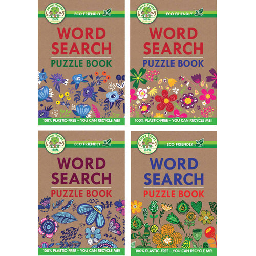 A5 Word Search Puzzle Book ECO x 1pc Assortment