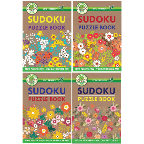 A5 Sudoku Puzzle Book ECO x 1pc Assortment