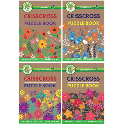 A5 Crisscross Puzzle Book ECO x 1pc Assortment