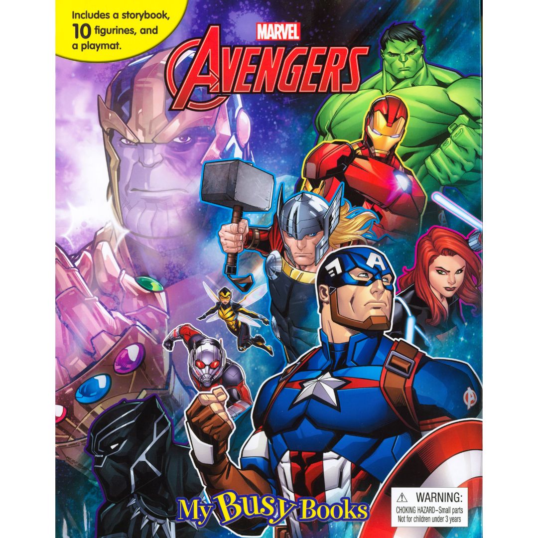 Marvel Avengers - My Busy Book - 10 Figurines and a Playmat