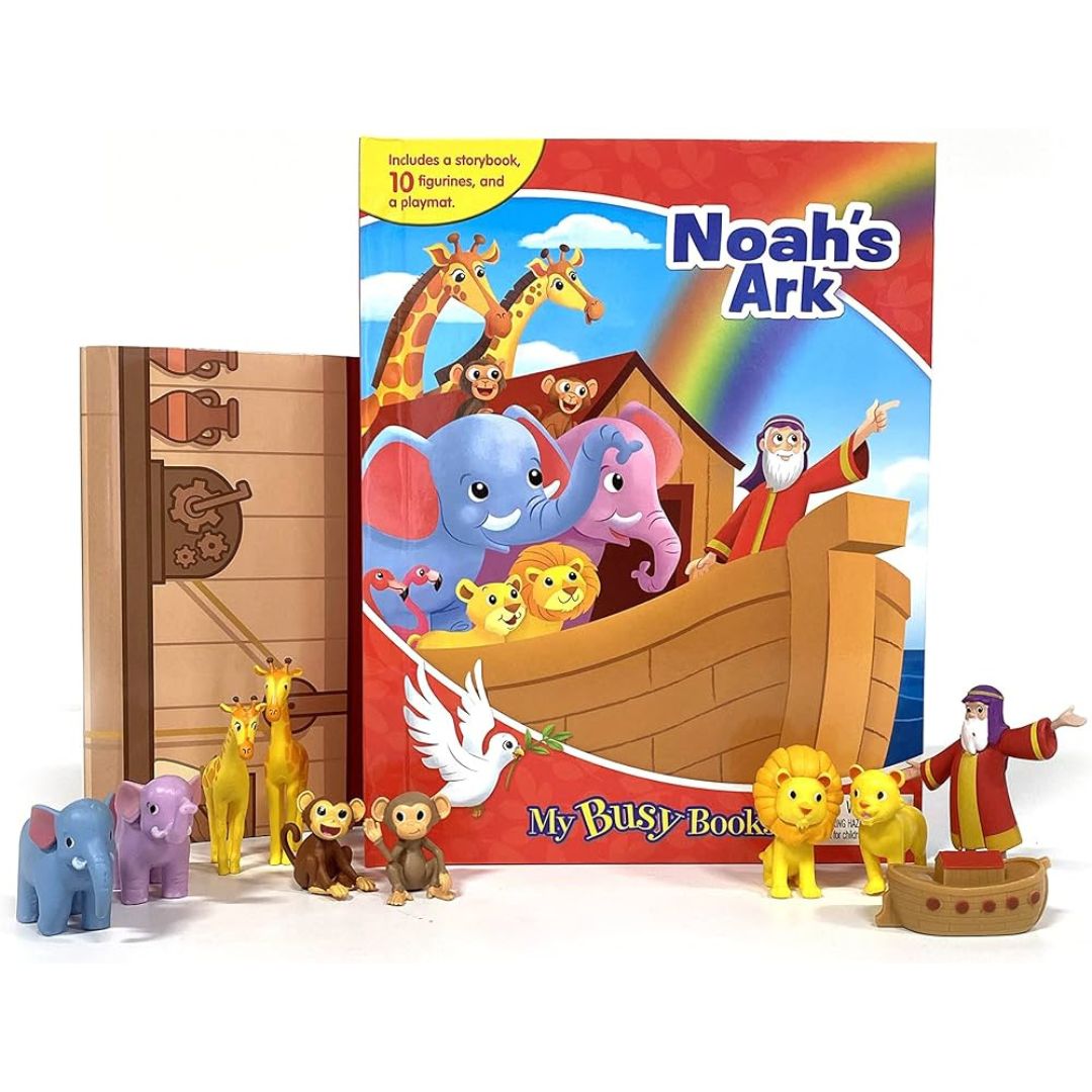 Noah's Ark - My Busy Book - 10 Figurines and a Playmat