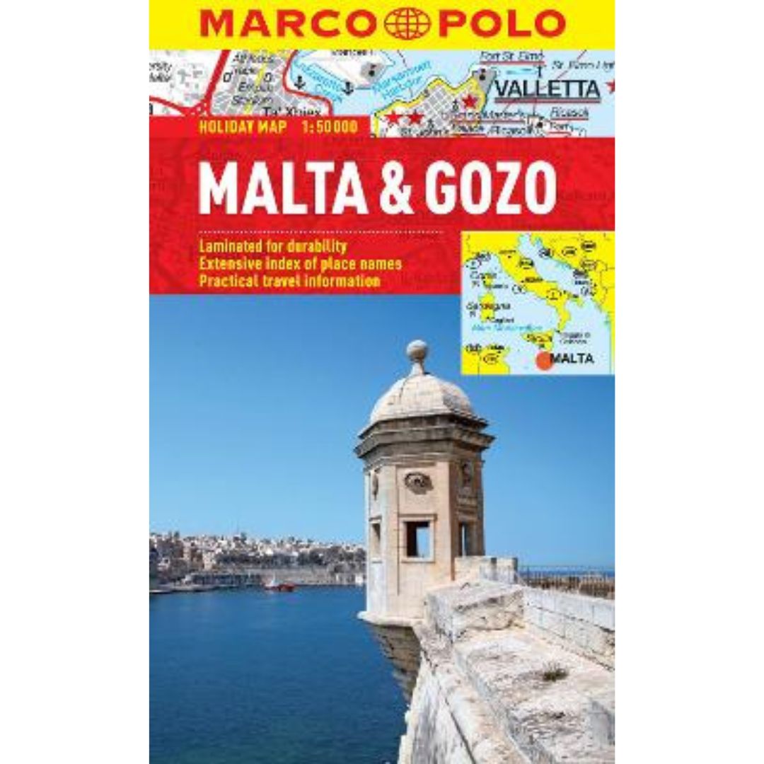 Malta & Gozo Holiday Map