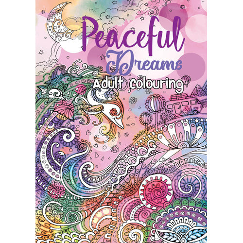 Adult Colouring Book - Peaceful Dreams