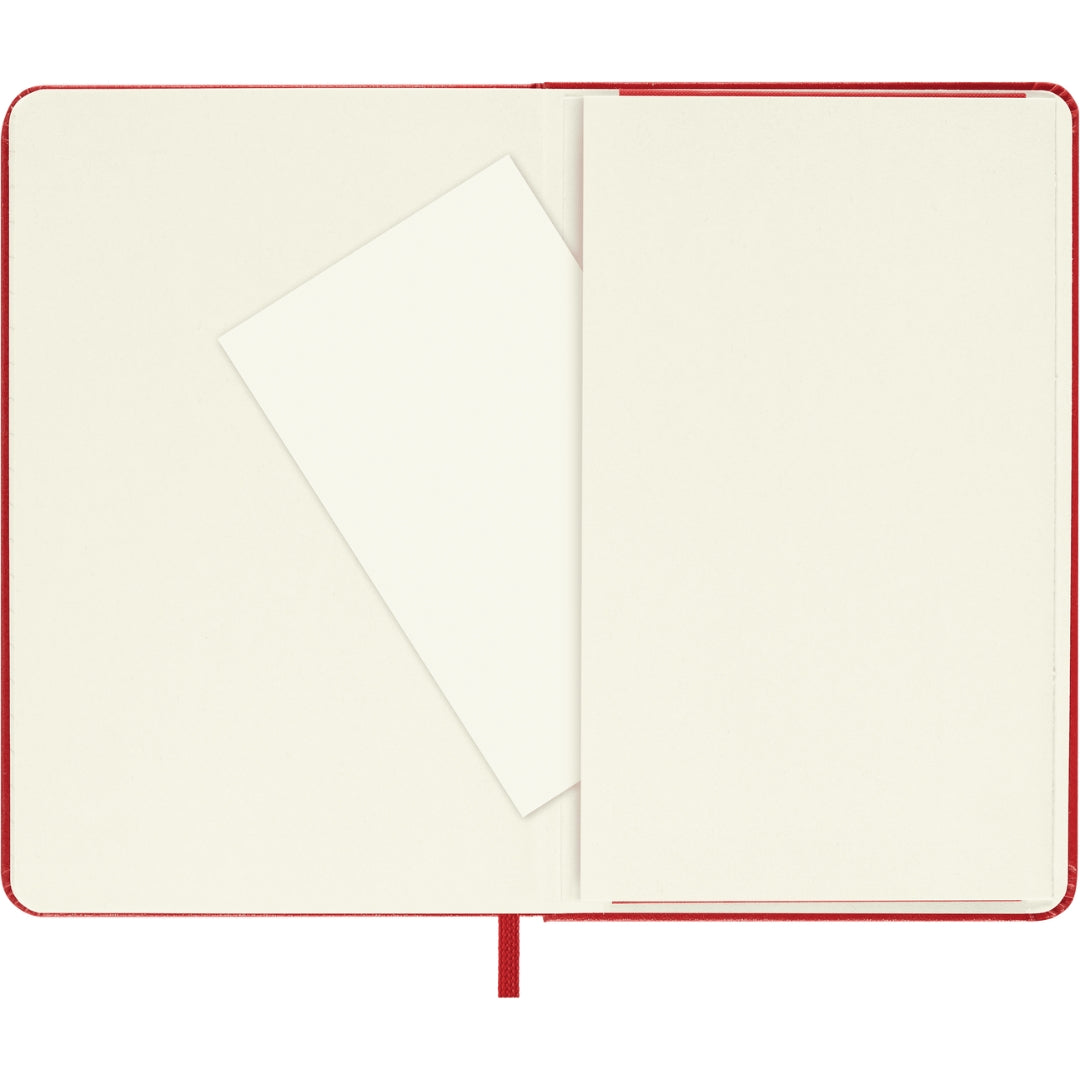 Pocket Moleskine Classic Collection - Hard Cover Ruled Notebook - Scarlet Red
