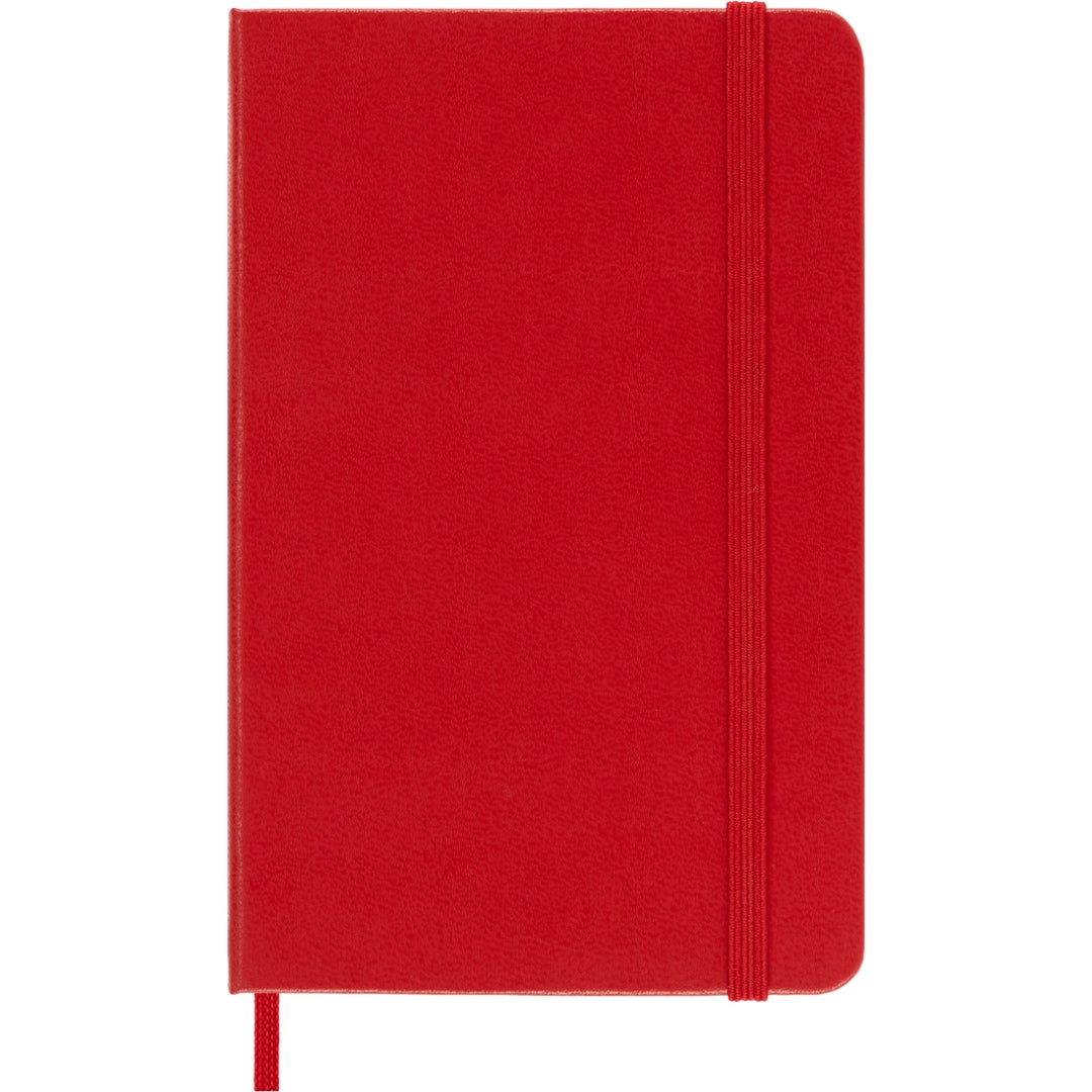 Pocket Moleskine Classic Collection - Hard Cover Ruled Notebook - Scarlet Red