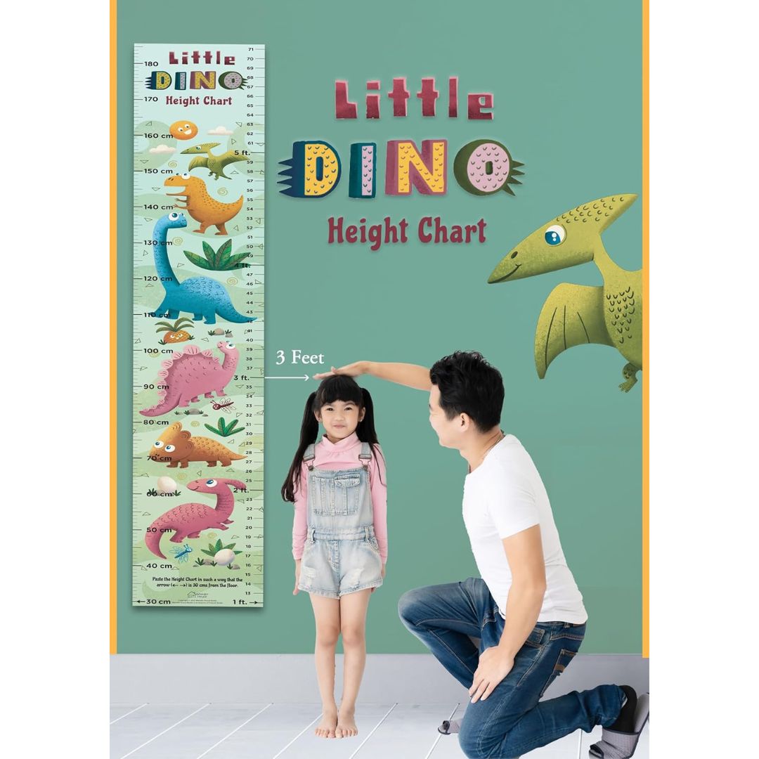 W.H. Height Chart 30 - 180cm - Little Dino