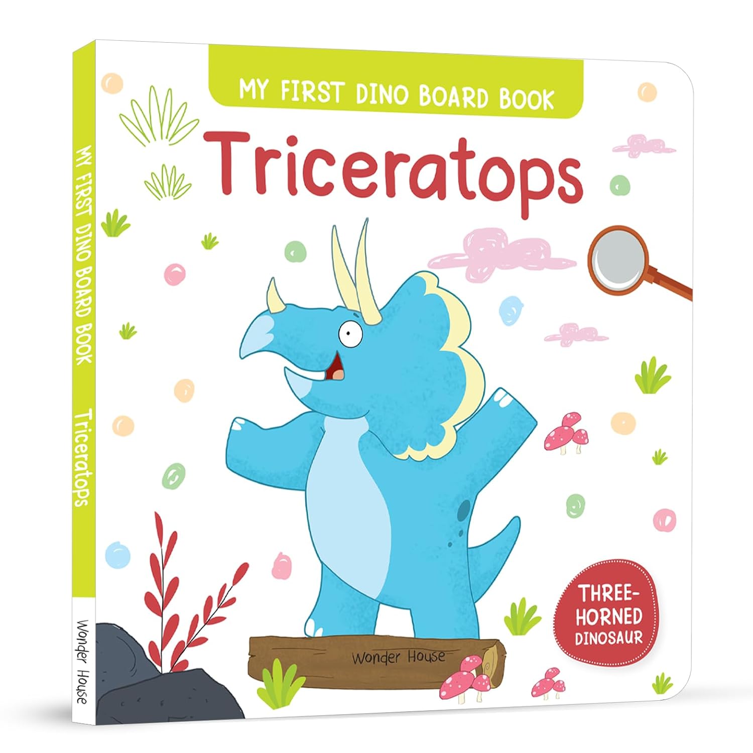 W.H. My First Dino Board Book - Triceratops