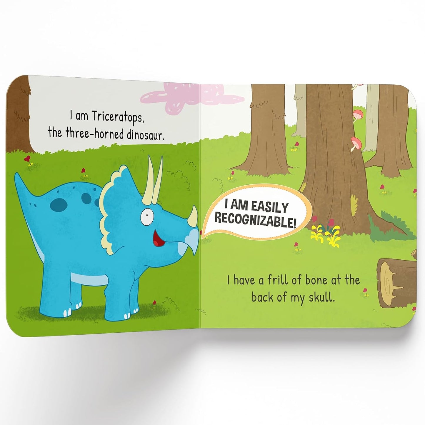 W.H. My First Dino Board Book - Triceratops