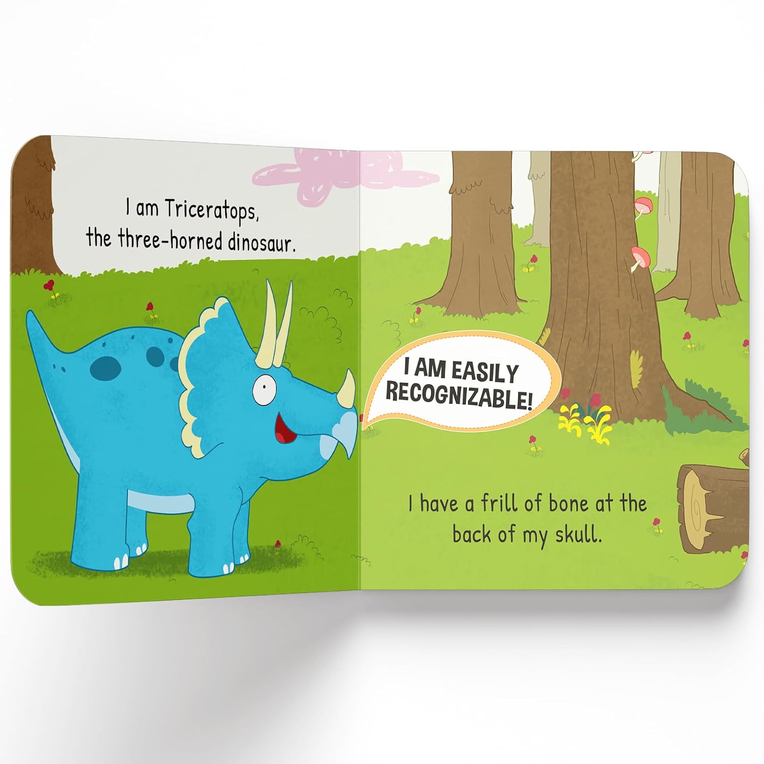 W.H. My First Dino Board Book - Triceratops