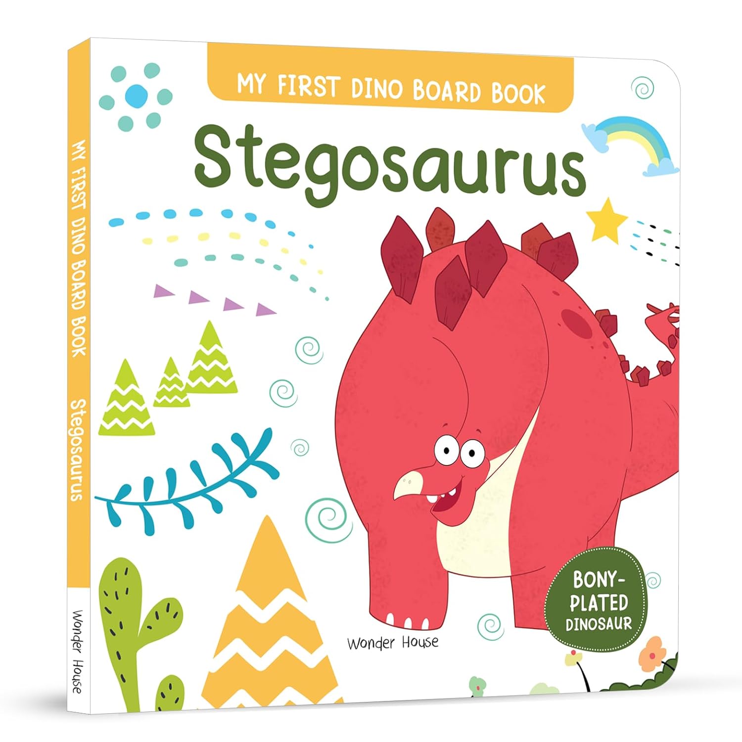 W.H. My First Dino Board Book - Stegosaurus
