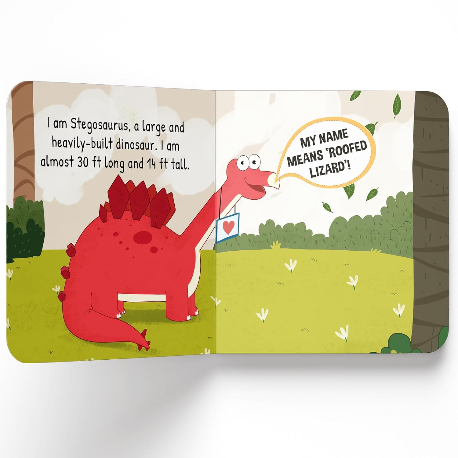 W.H. My First Dino Board Book - Stegosaurus