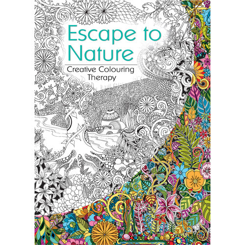 Adult Colouring Book - Escape To Nature