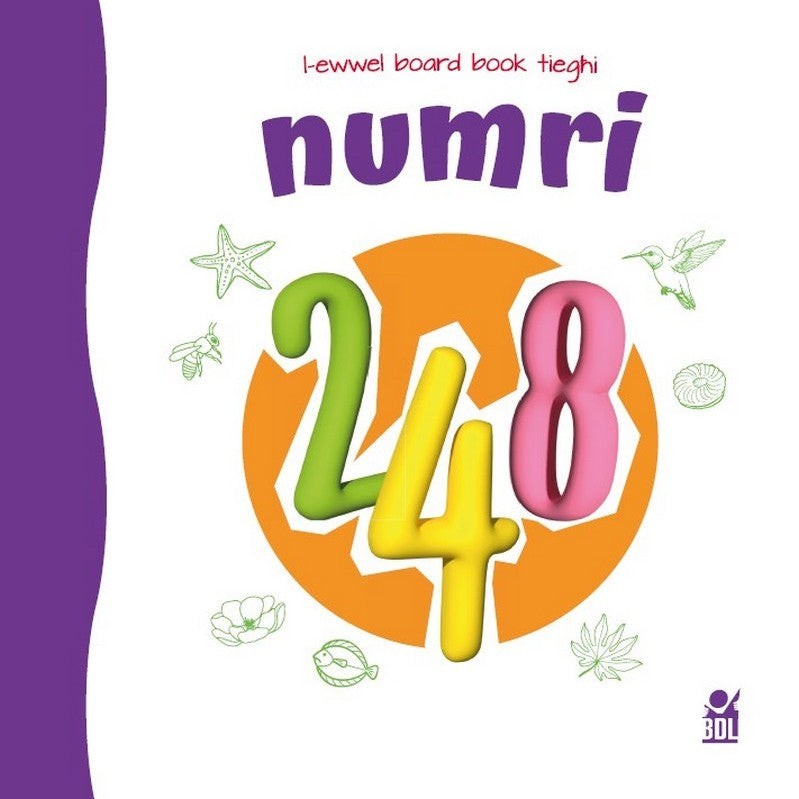 Numri - L-Ewwel Board Book Tiegħi