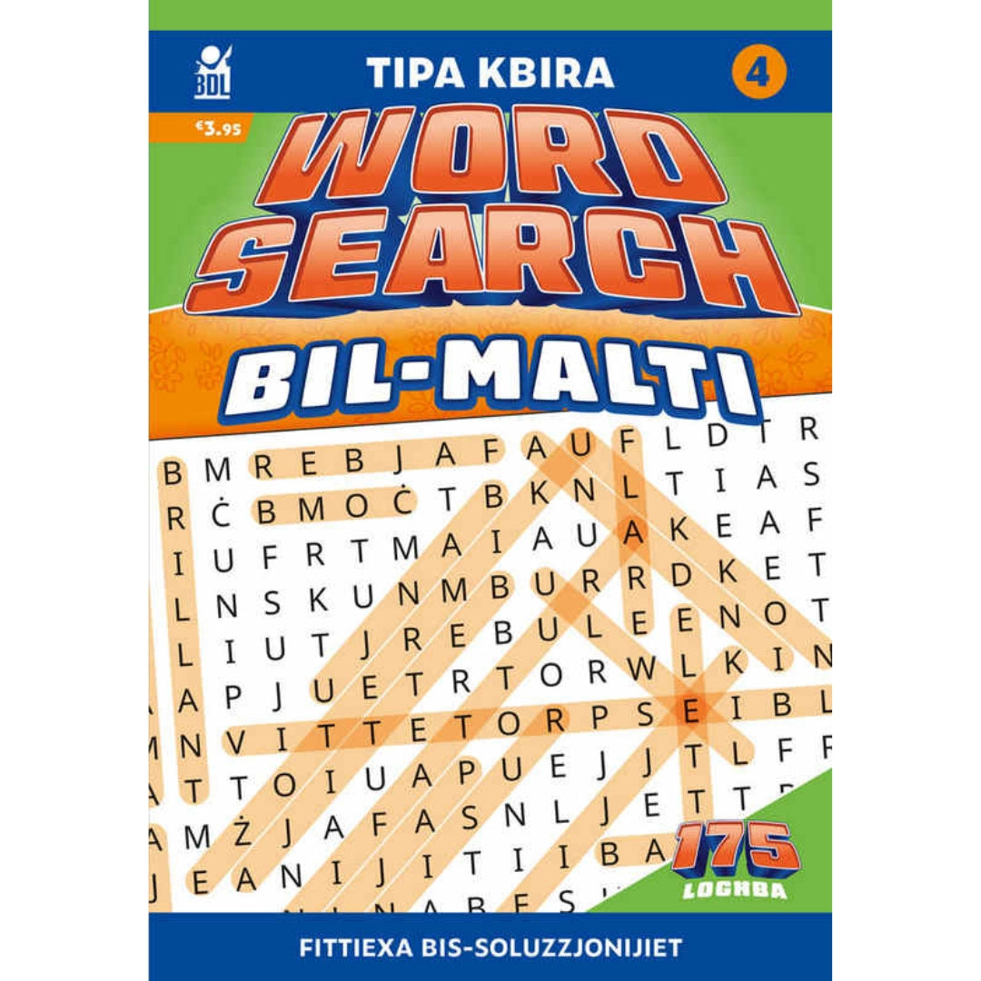 Tipa Kbira - Word Search Bil-Malti - Book 4