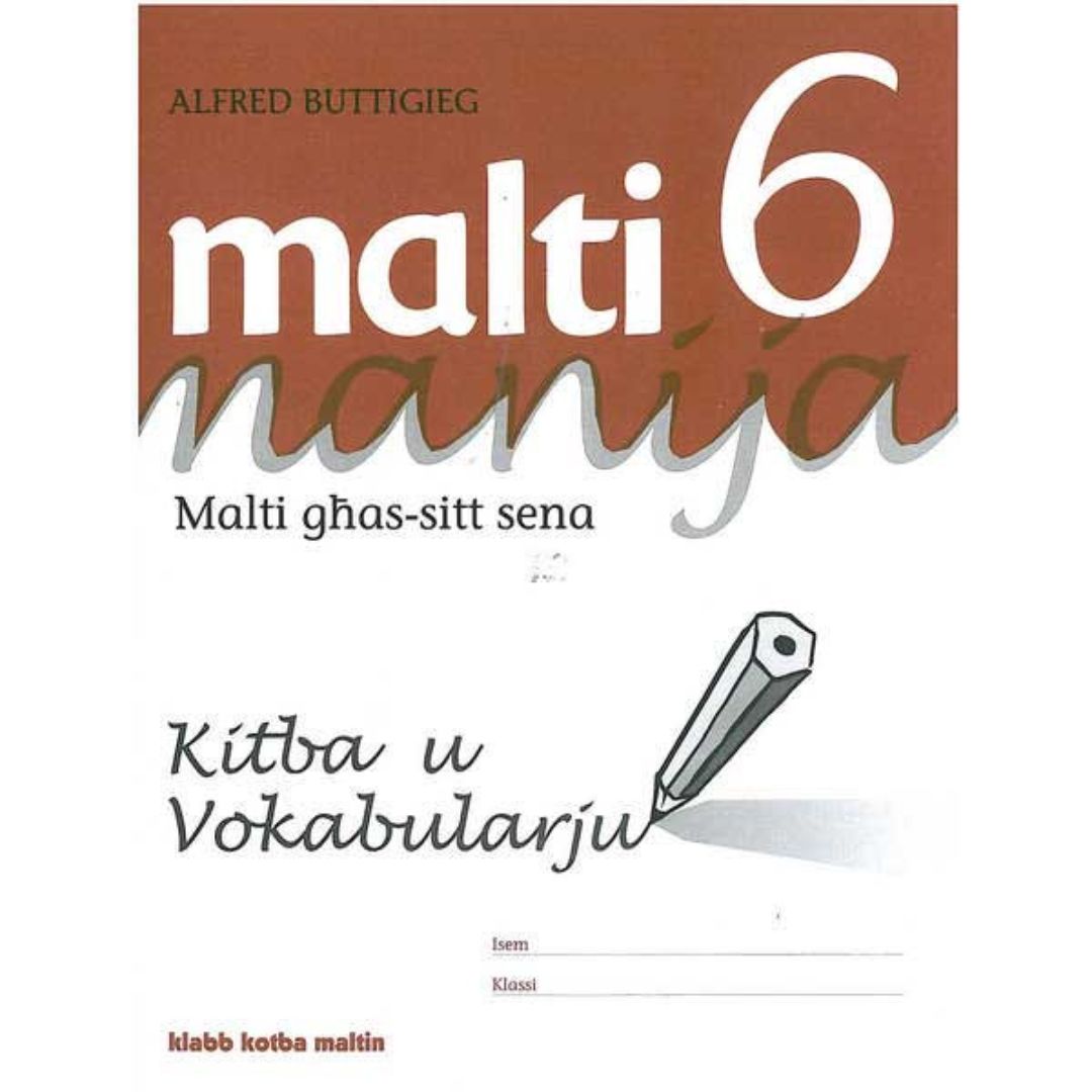 Malti Manija 6 Kitba u Vokabularju