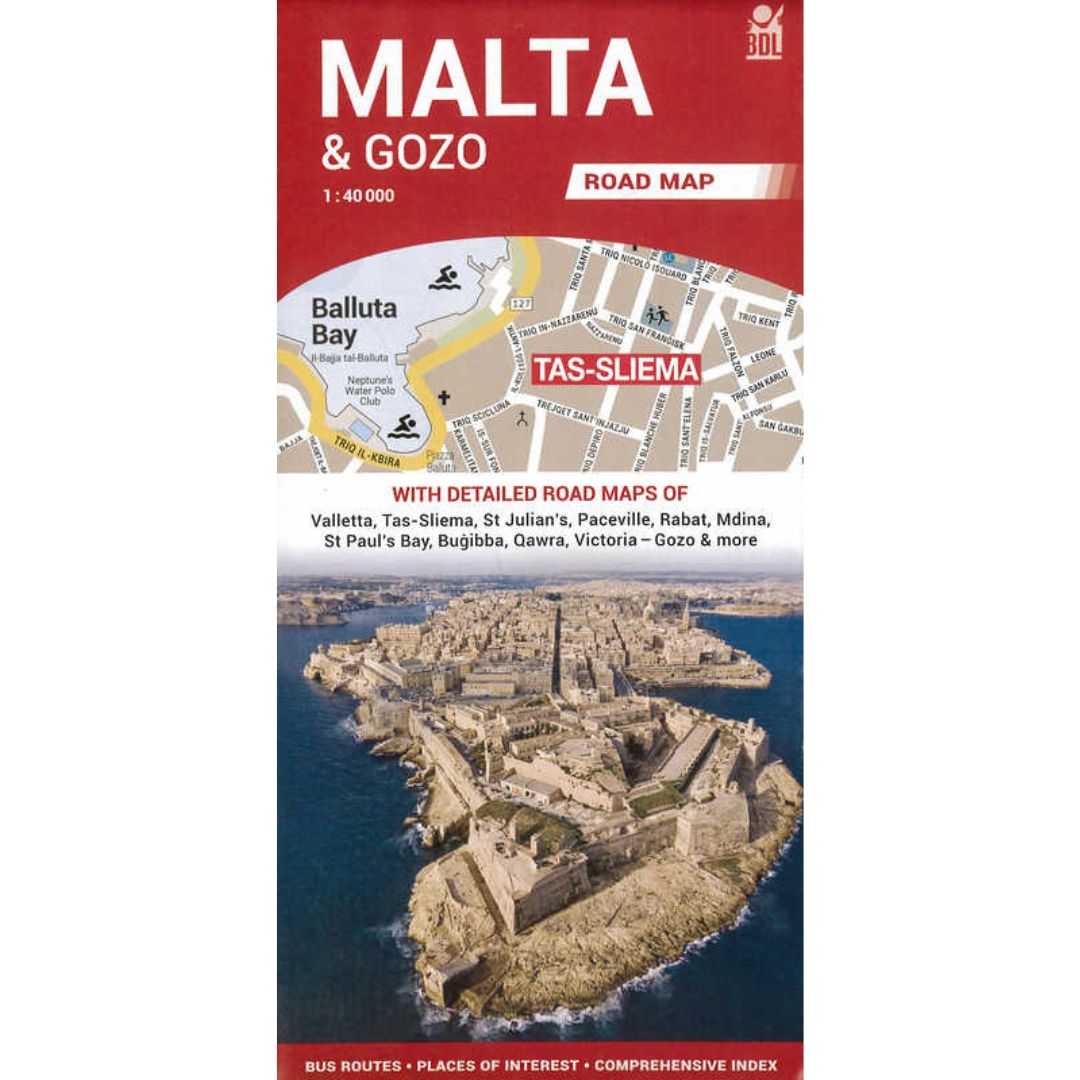 Malta & Gozo Road Map