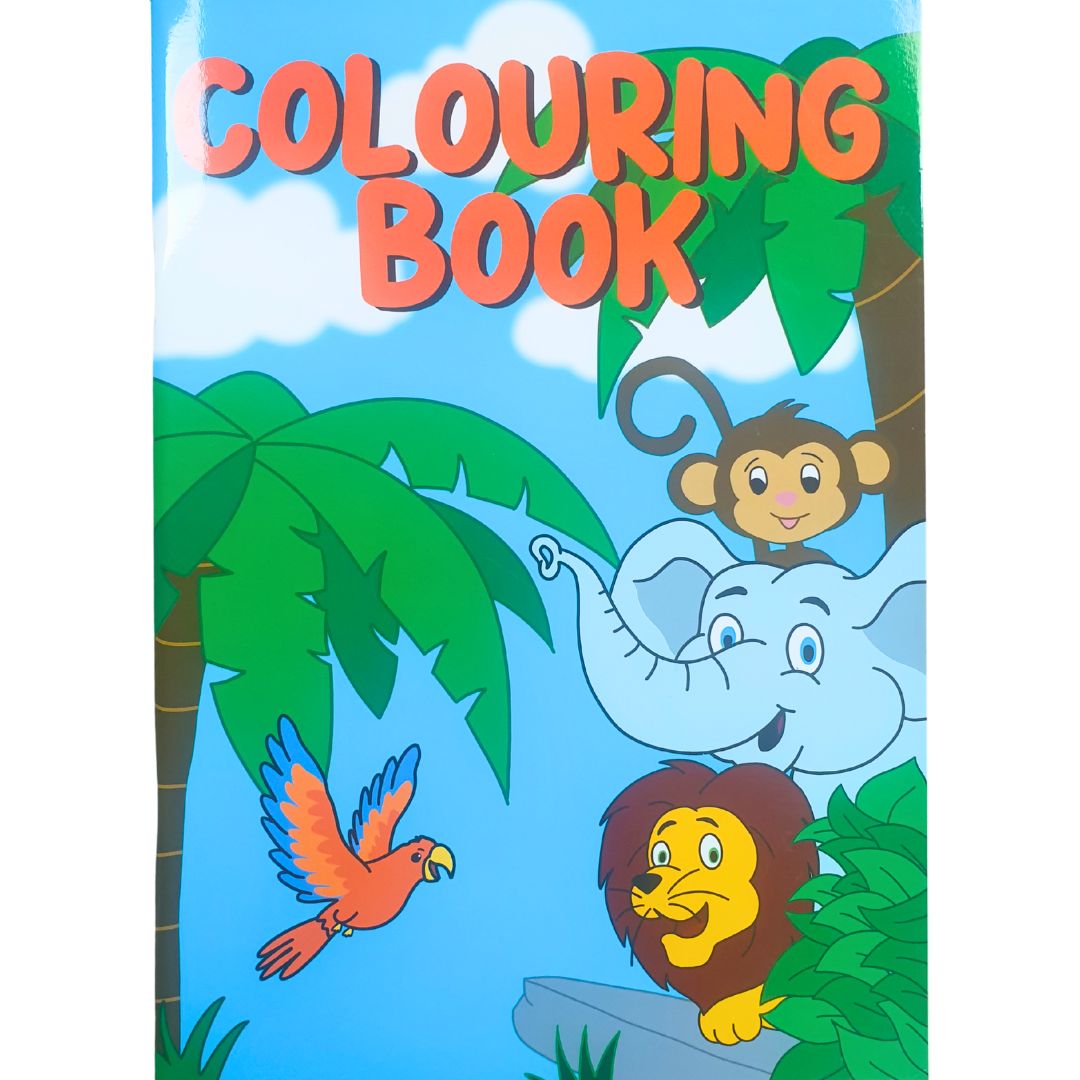 Jungle Animals Colouring Book