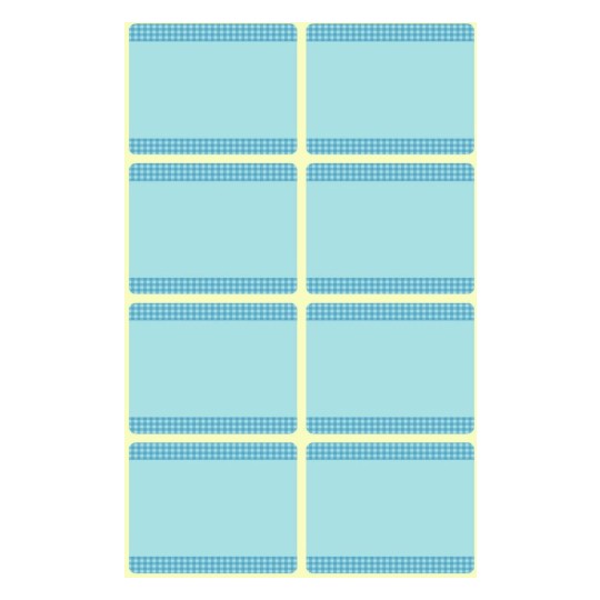 Avery Freezer Labels Blue Frame A Pack Of 5 Sheets
