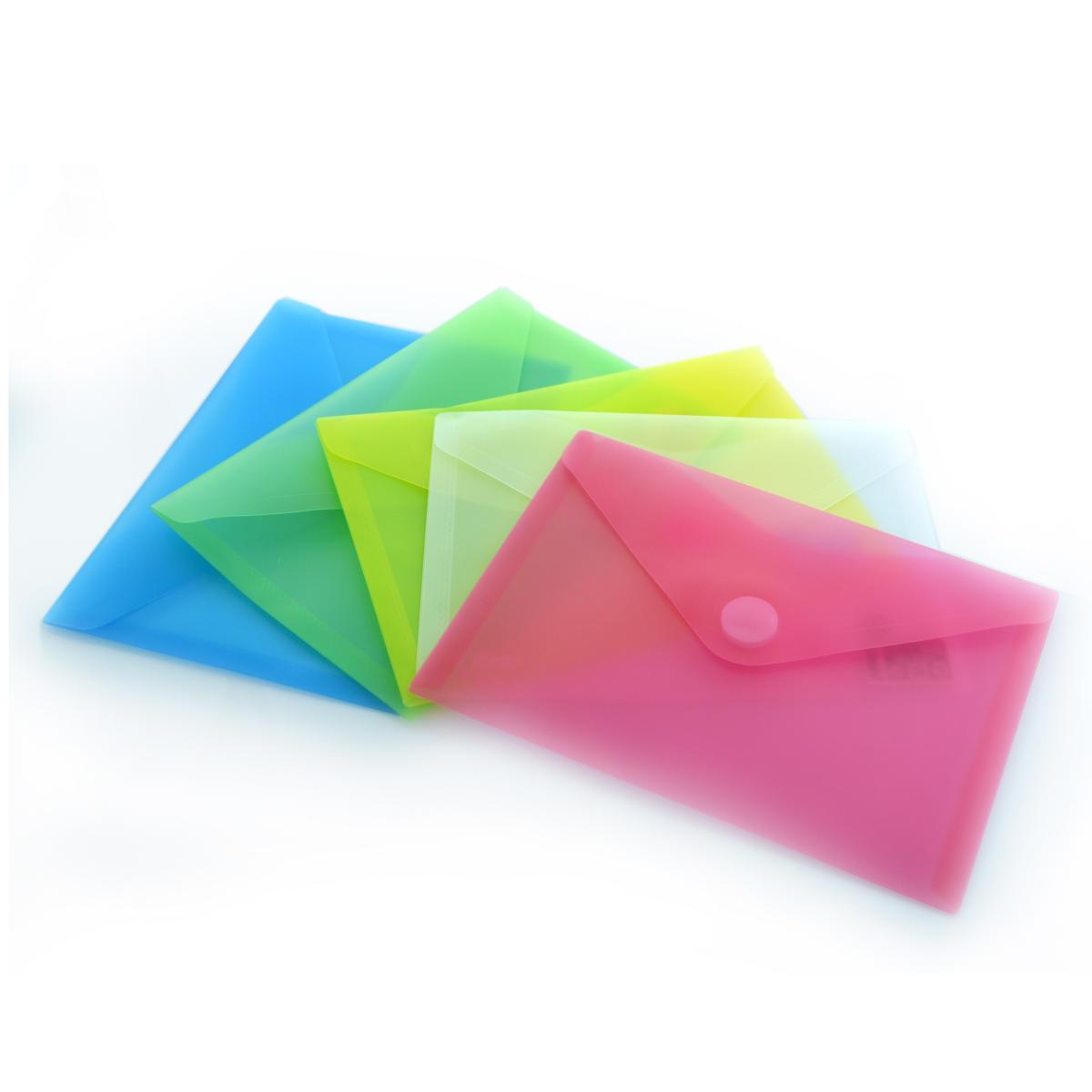 A5 Office Box - Translucent Envelope With V-Lock - Classic - Various Colours