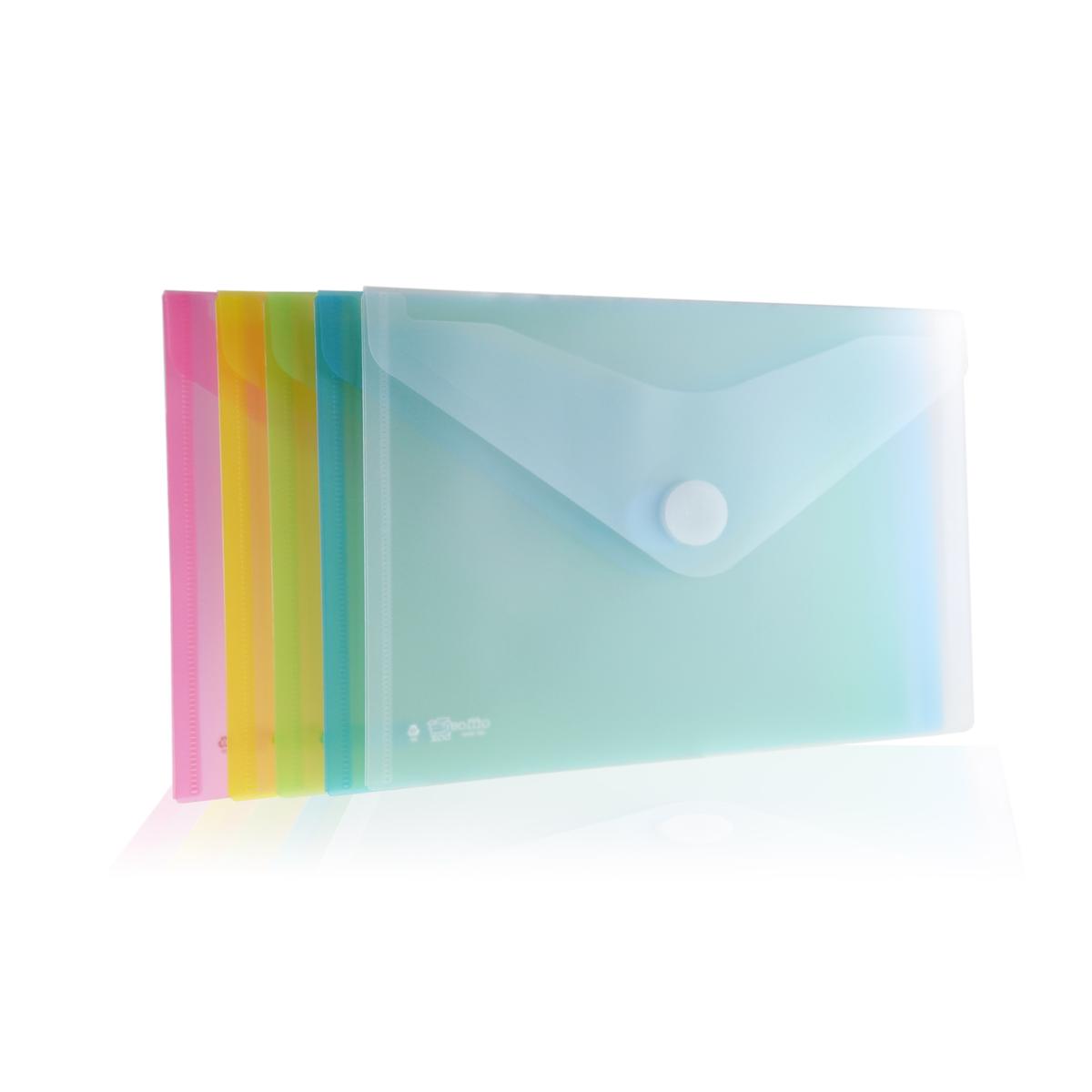 A6 Office Box - Translucent Envelope With V-Lock - Classic - Various Colours