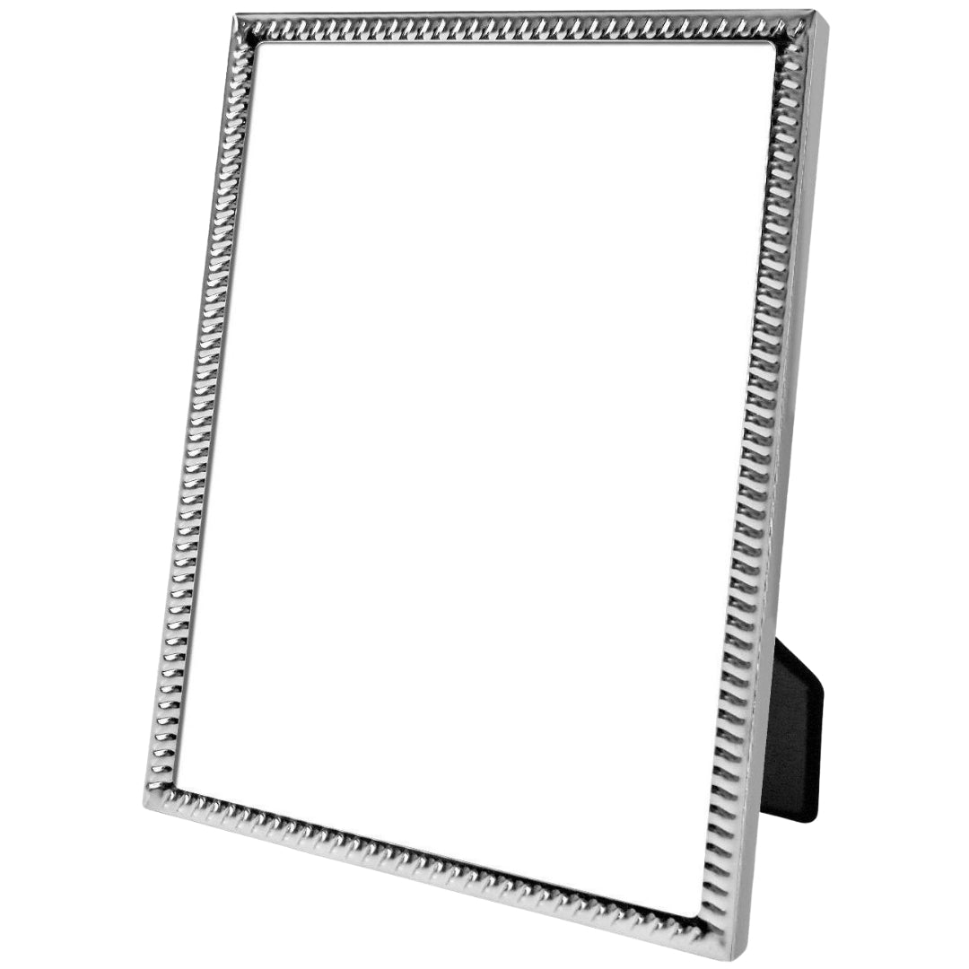 Silver Fine Weave Photo Frame - Various Sizes