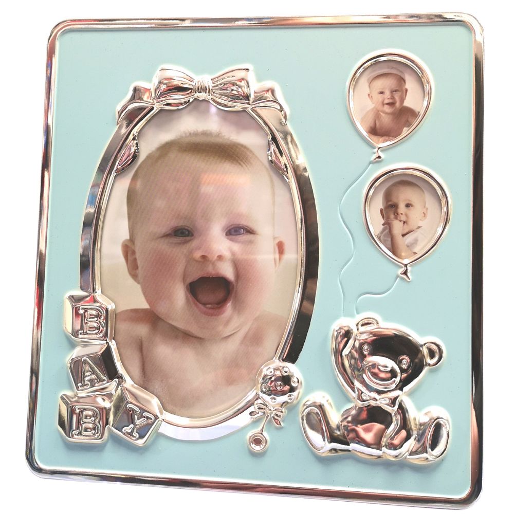 Shudehill Blue Baby Silver Plated Photo Frame