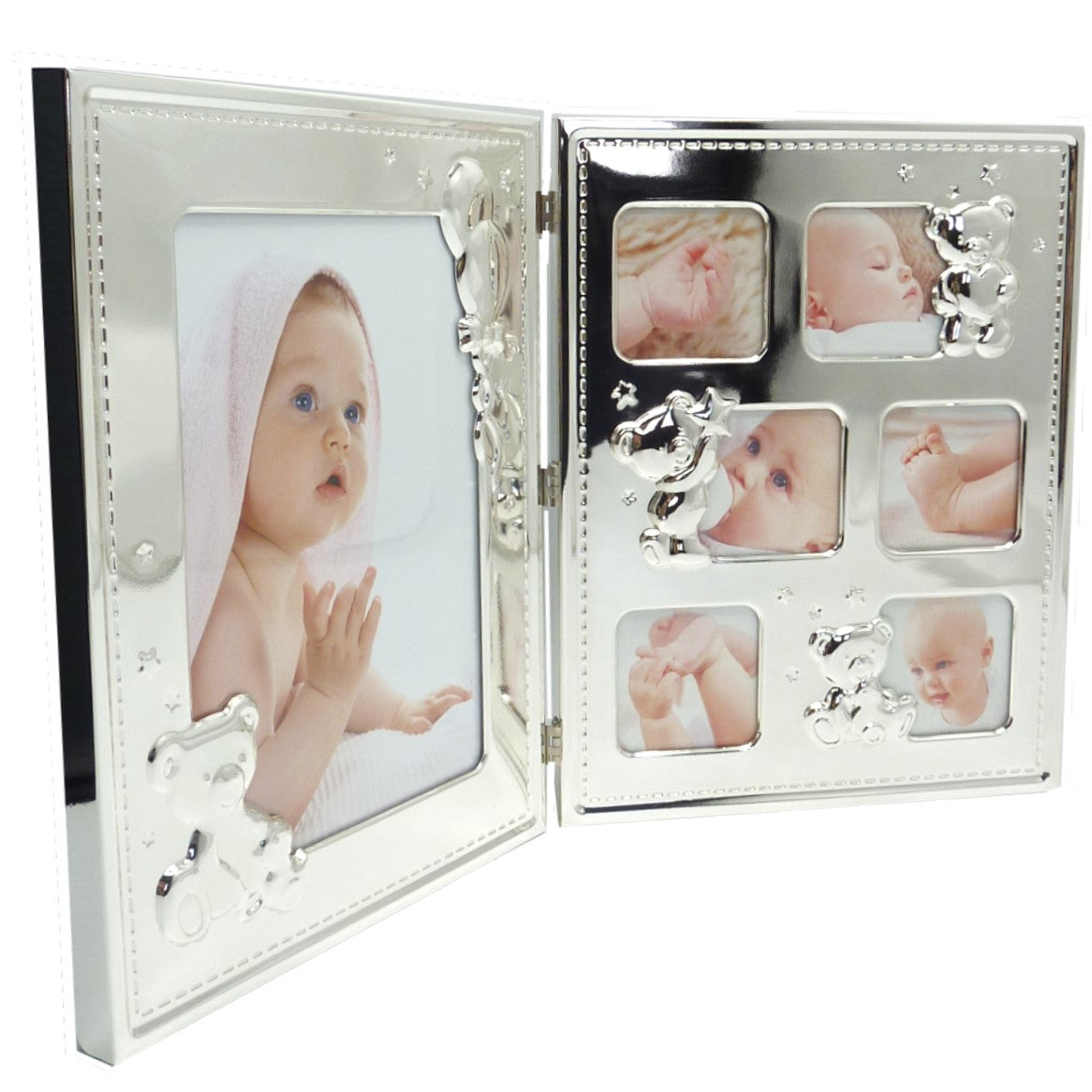 Shudehill Silver Plated Newborn Double Frame