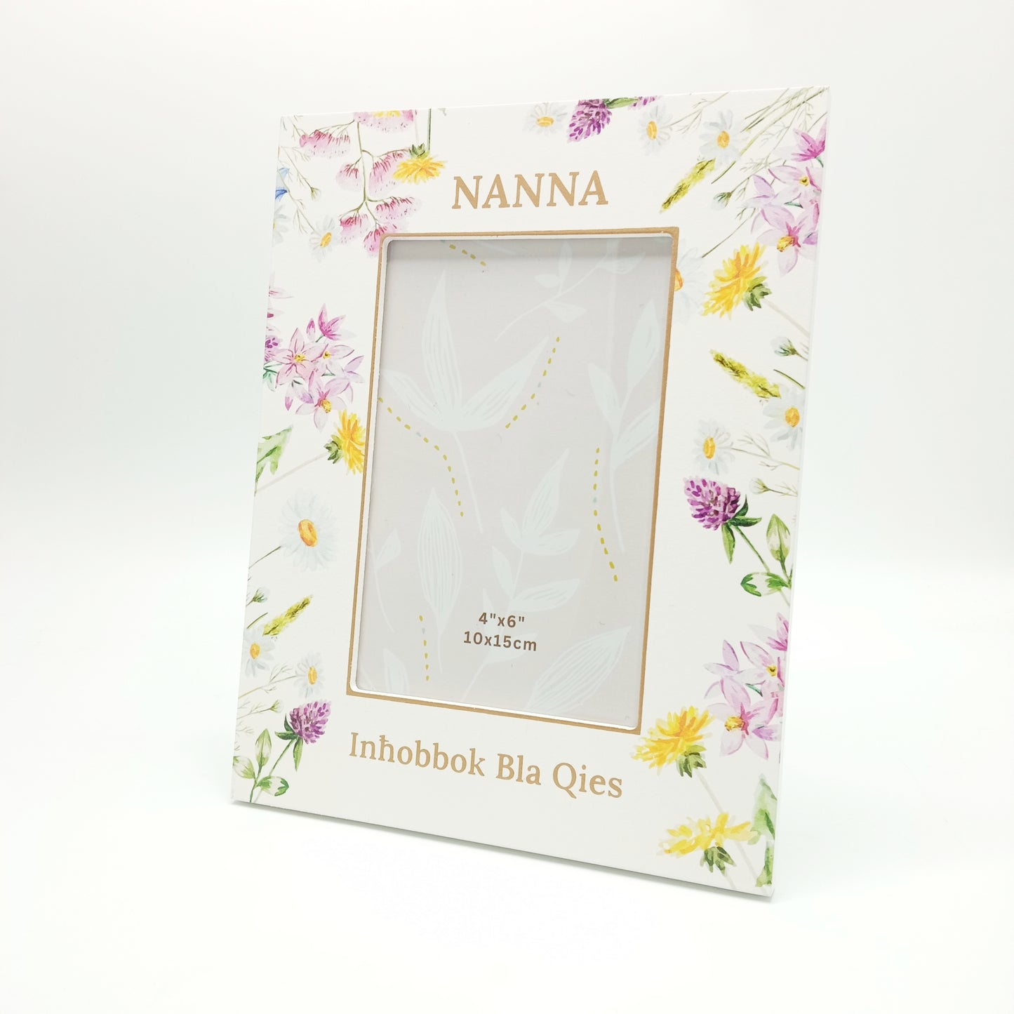 White Wooden Photo Frame Nanna (Grandmother) 10 x 15cm Fm4183