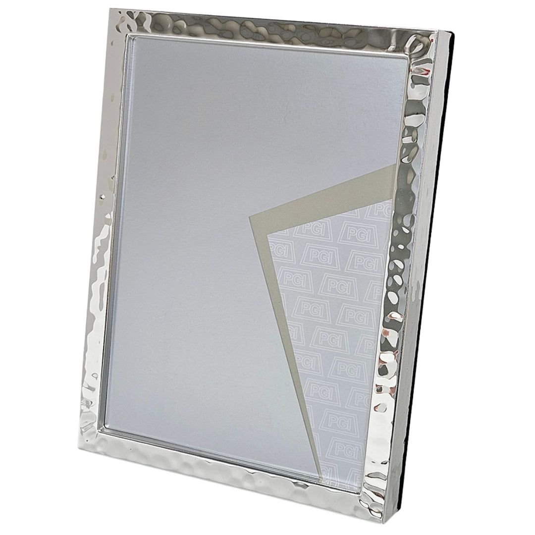 Silver Plated Photo Frame Gloss & Hammered - Various Sizes