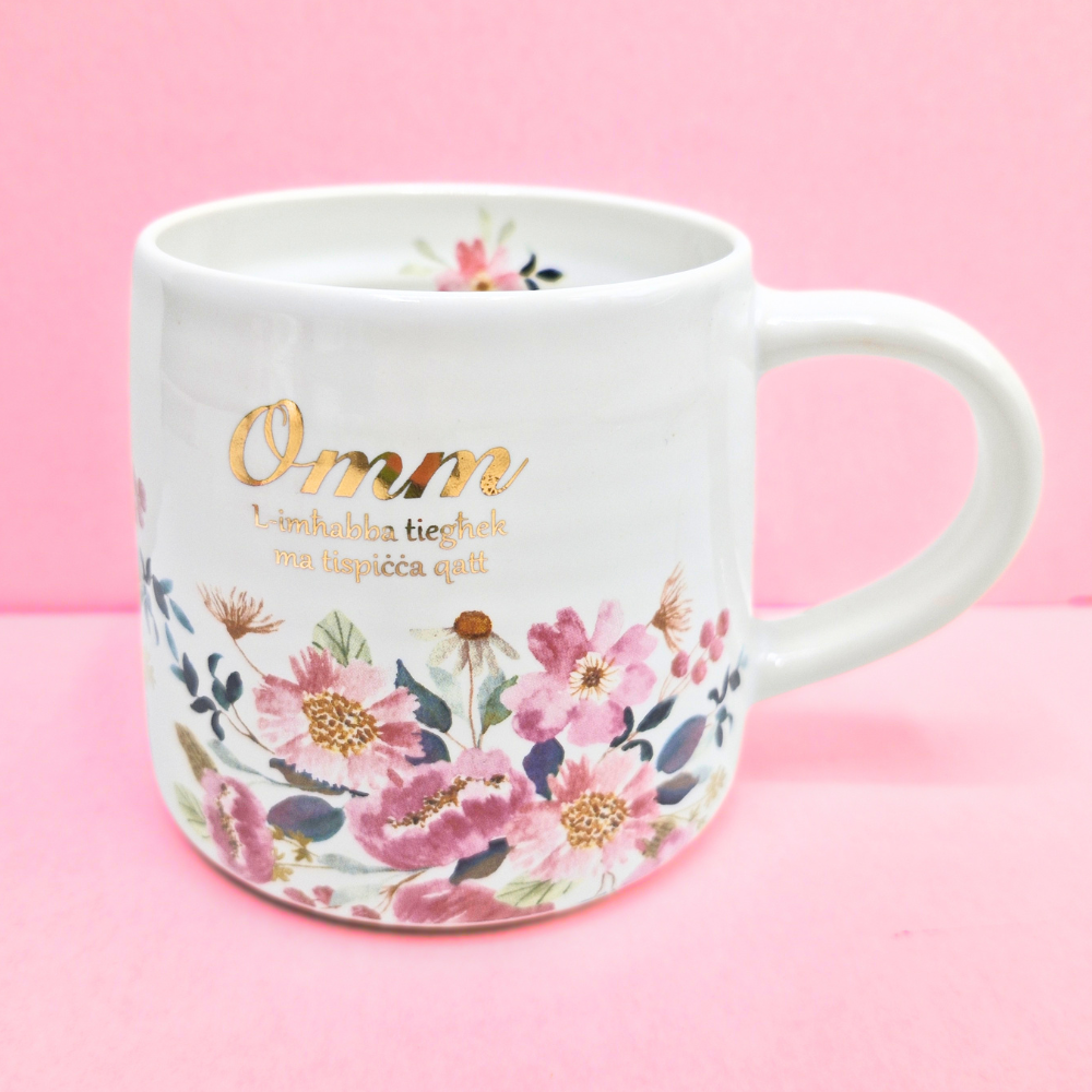 Floral China Mug - Omm