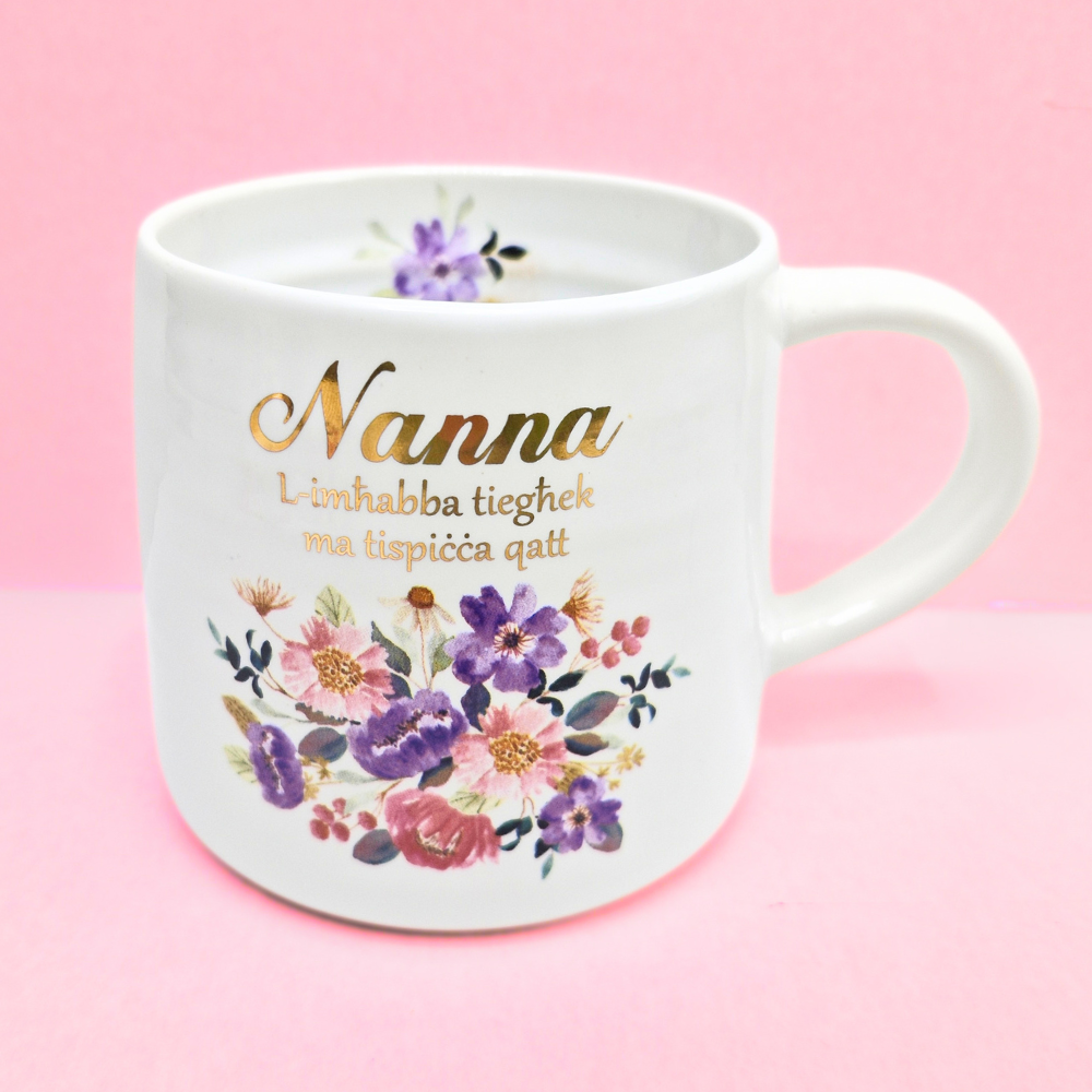Floral China Mug - Nanna