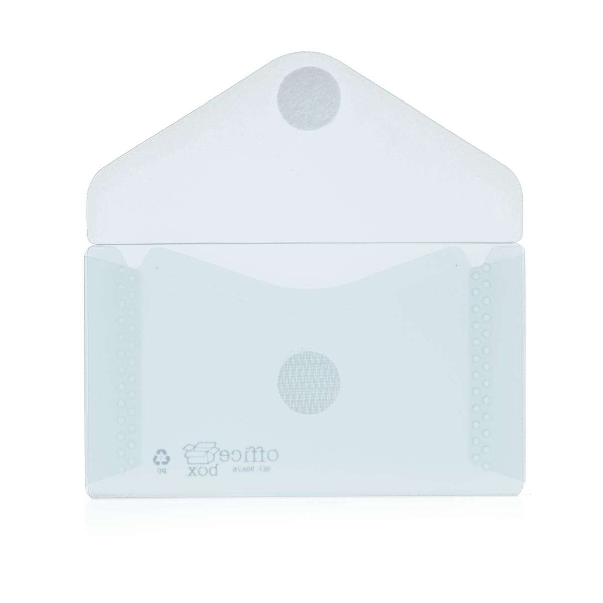 Card Office Box - Translucent Envelope With V-Lock - Classic - Various Colours