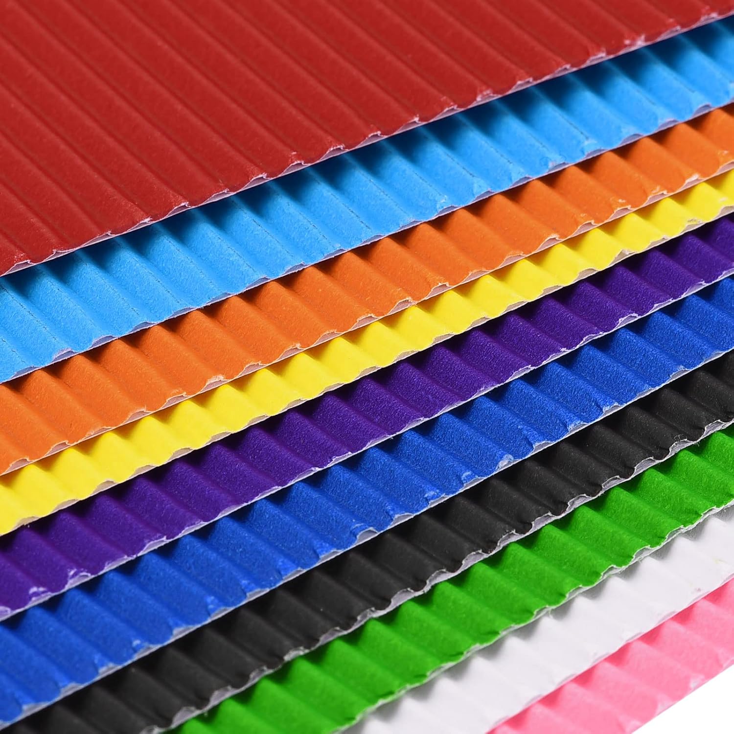 A4 Junior Jolly Corrugated Paper 160g x 1pc - Various Colours