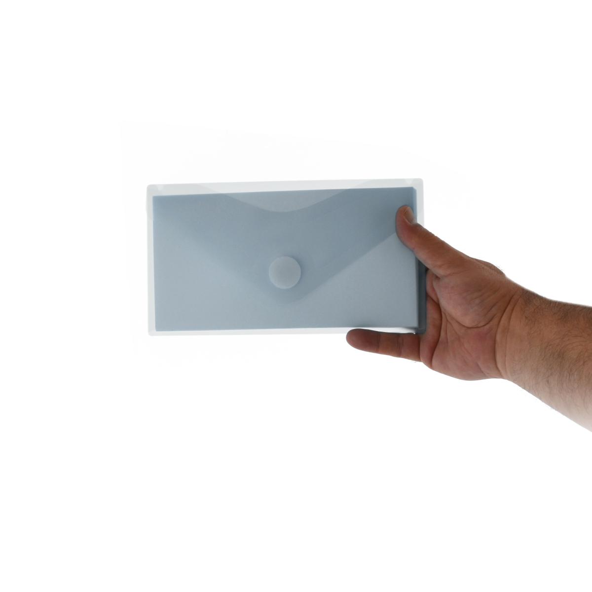 DL Office Box - Translucent Envelope With V-Lock - Classic - Various Colours