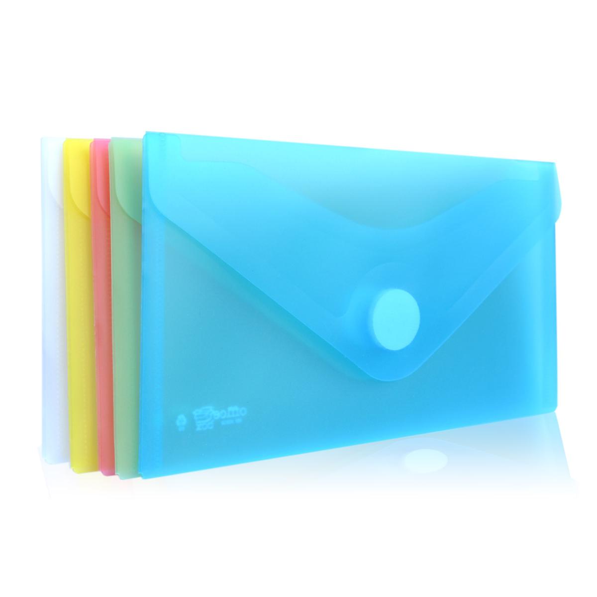DL Office Box - Translucent Envelope With V-Lock - Classic - Various Colours