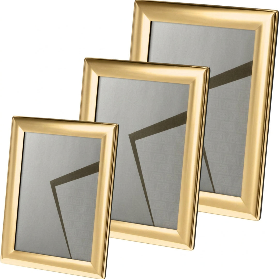 Gold Mirror Finish Photo Frame - Various Sizes