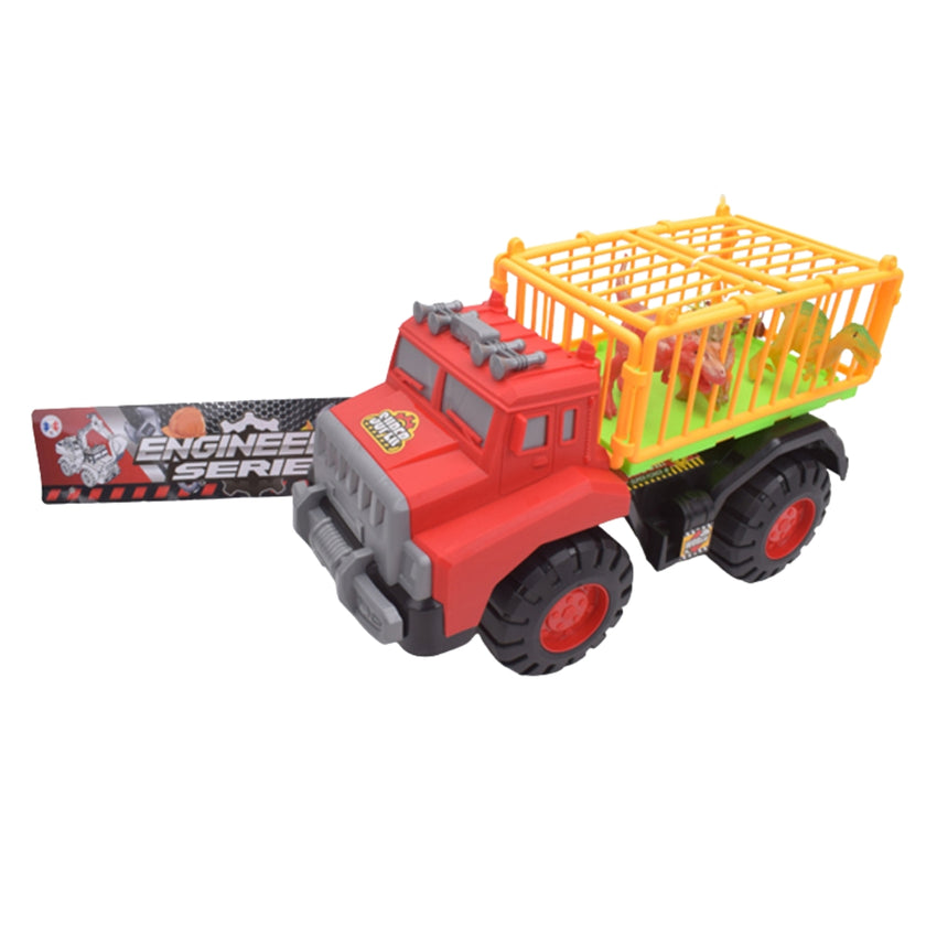 Free Wheel Plastic Truck - Zoo Cage +3y x 1pc Assortment