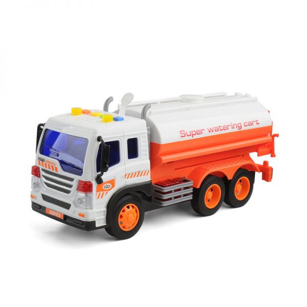 City Service - Friction Car With Music & Light - Construction Wrecker
