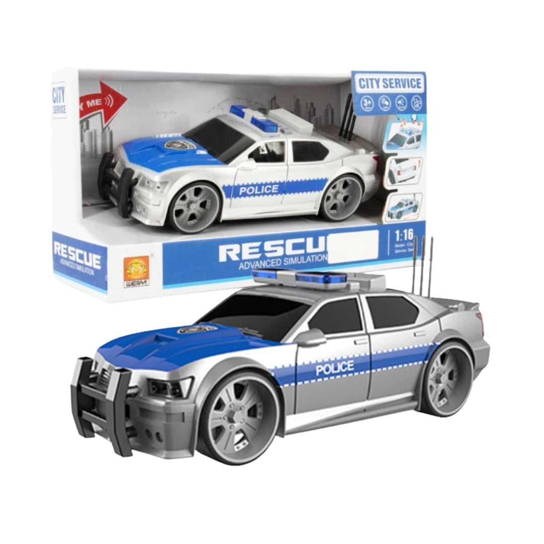 City Service Friction Rescue Police W/Music & Light