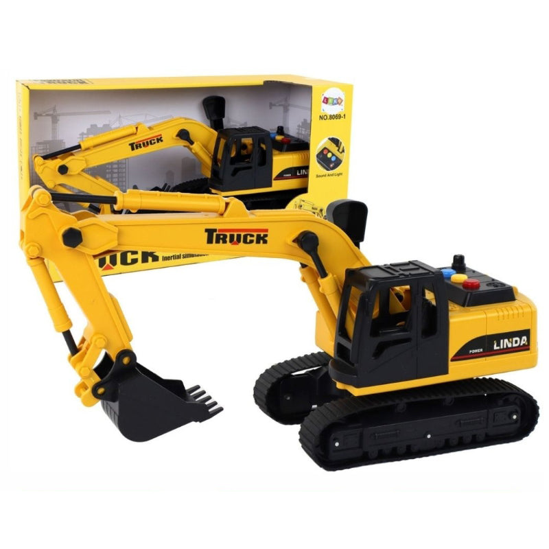 Truck Friction Construction Truck Excavator With Light & Sound +3y