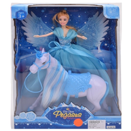 Ice Snow Pegasus 40cm Blue