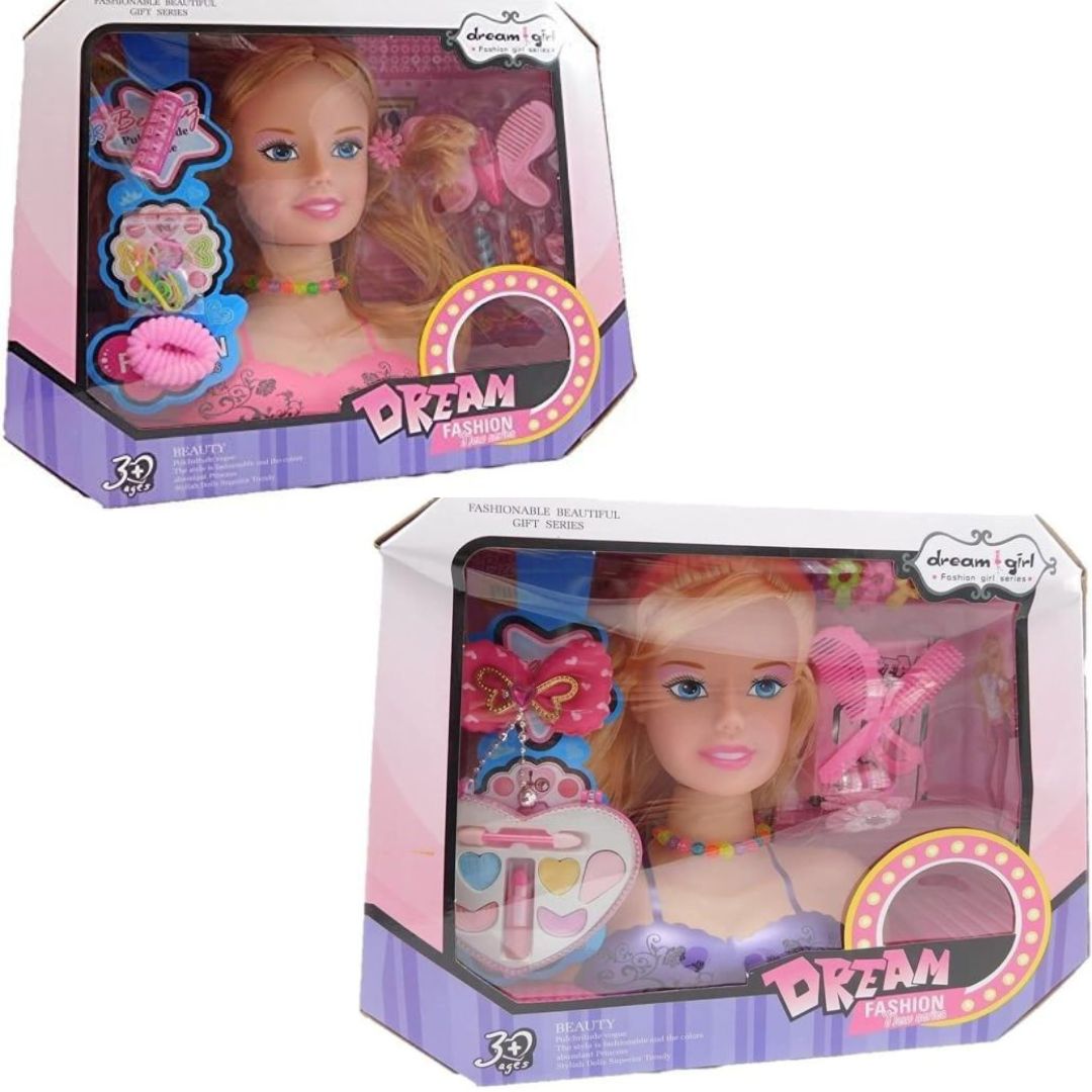 Dream Fashion Girl Head x 1pc Assortment