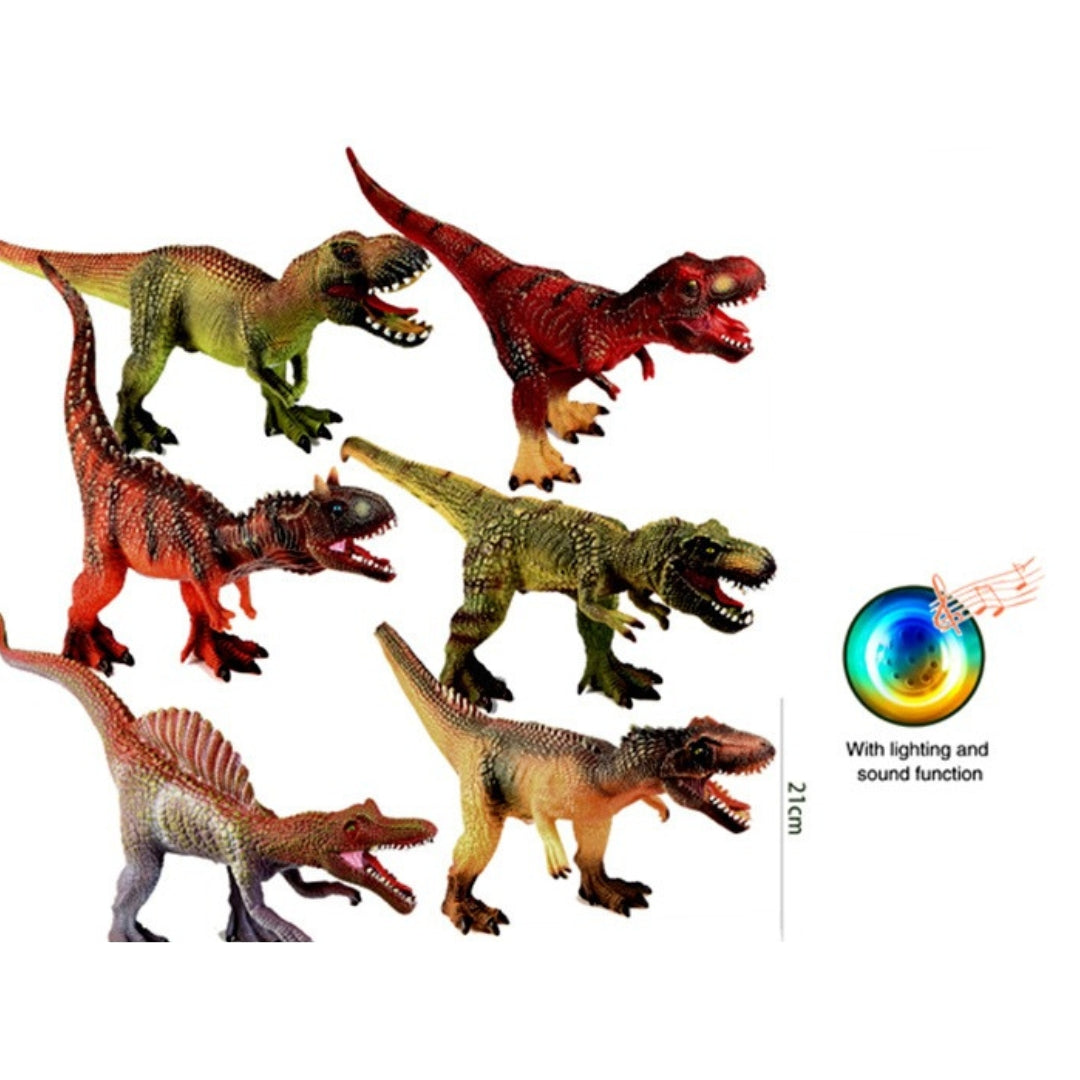 Dinosaur With Sound & Light - 21cm x 1pc Assortment
