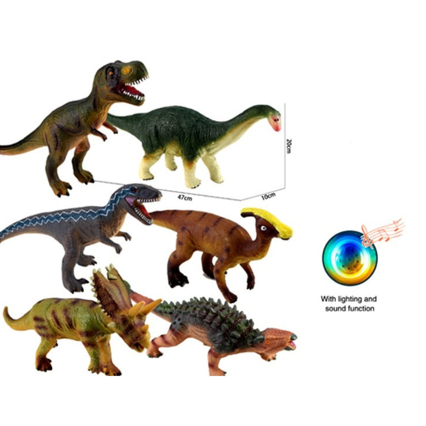 Dinosaur With Sound & Light - 20cm x 1pc Assortment