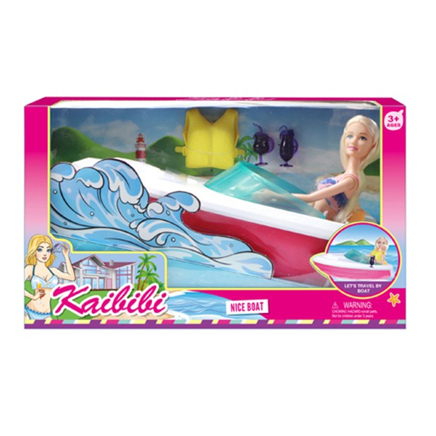 Boat With 12" Doll +3y