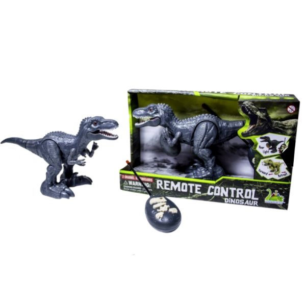 R/C Dinosaur Set With Light & Sound - Beige