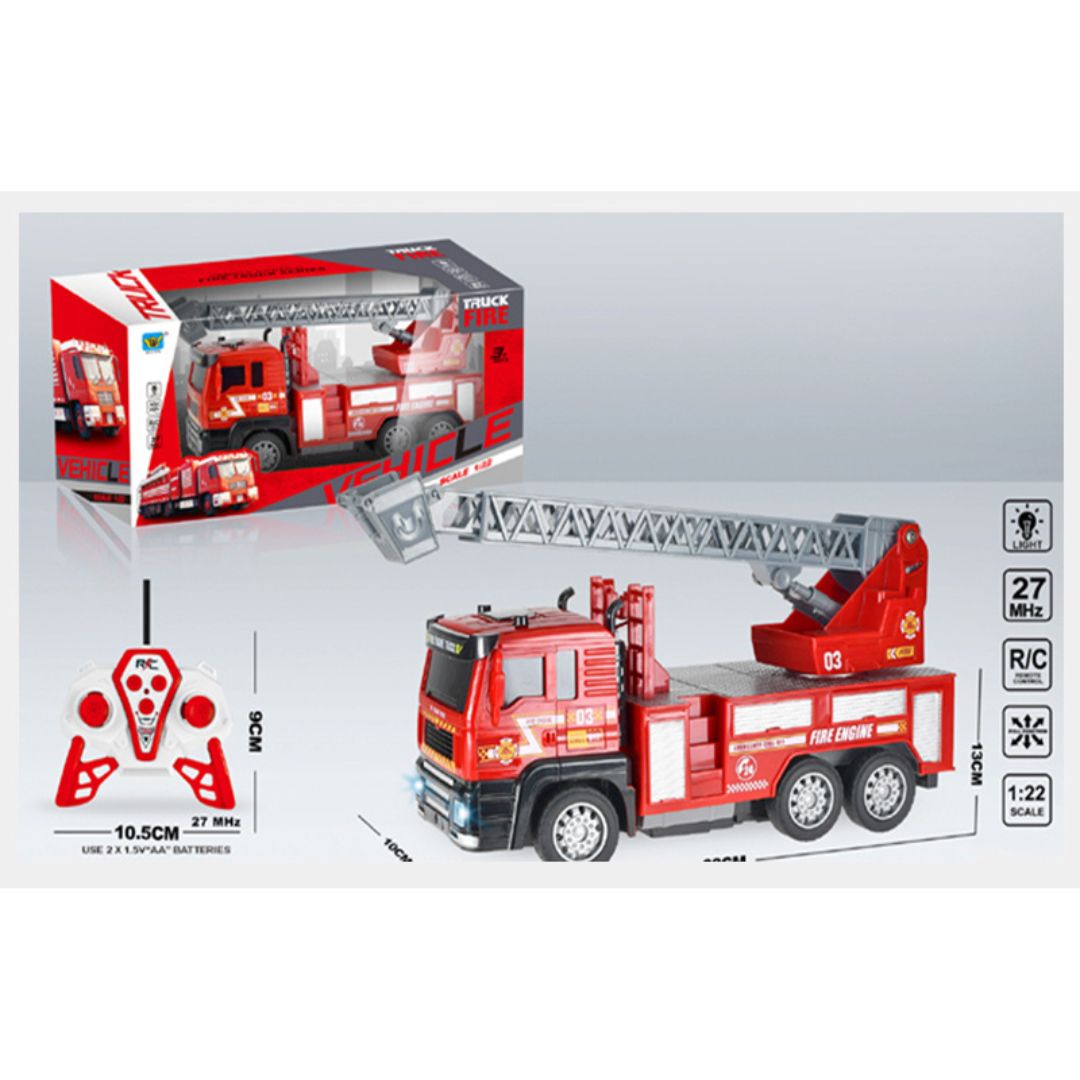 R/C Fire Engine With Batteries & USB Cable